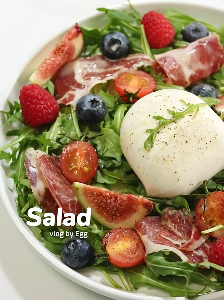 意式火腿芝士沙拉|高颜值!低碳又美味