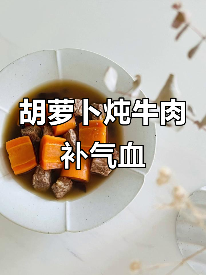补血丰胸,胡萝卜炖牛肉让你美丽又健康