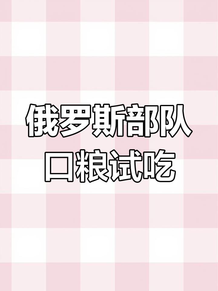 俄罗斯军粮:牛肉米饭与鸡肉炖菜