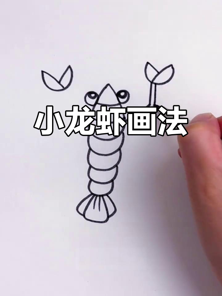 轻松画出小龙虾，简单又有趣