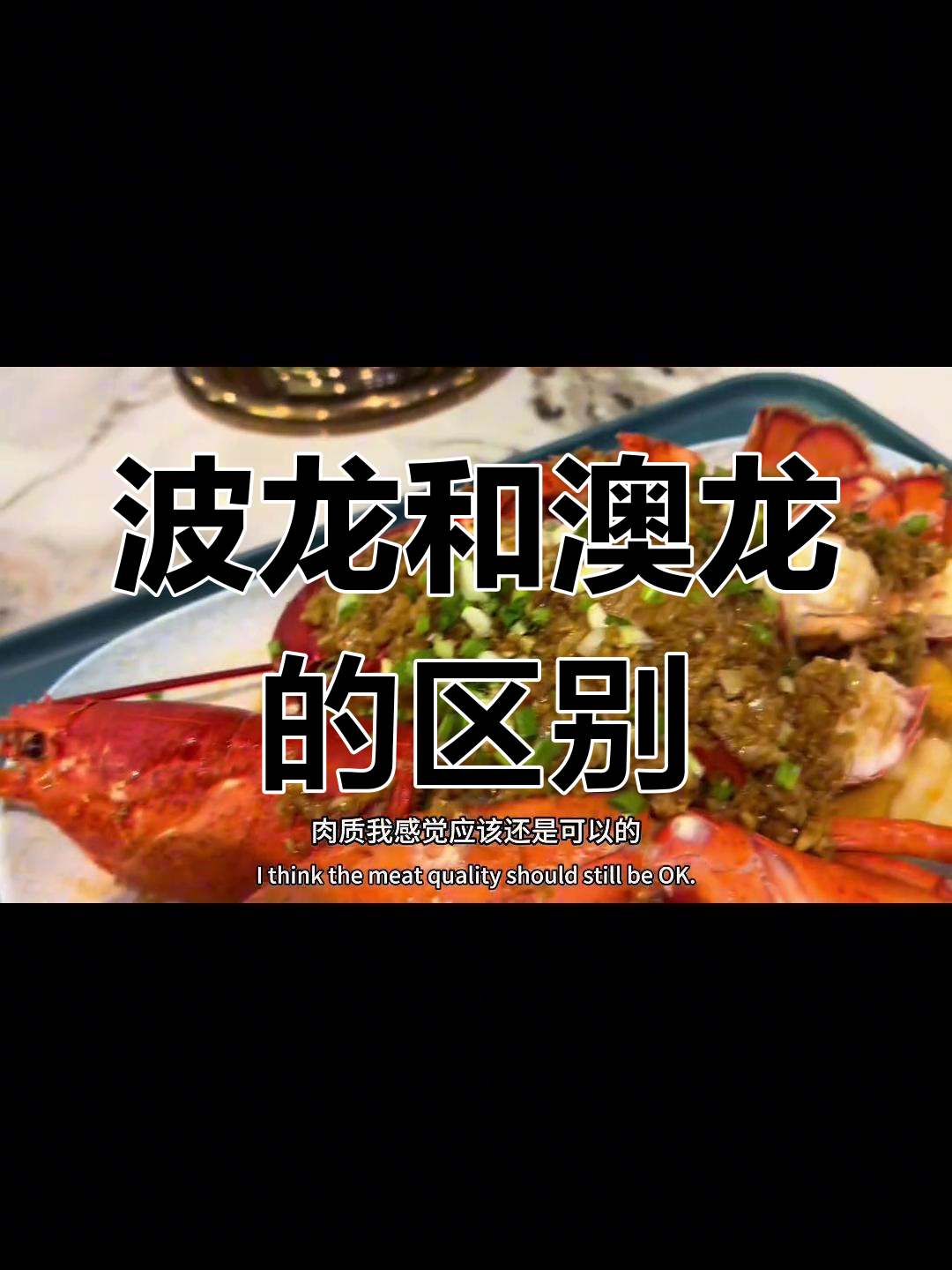 波士顿龙虾与澳龙的差别,你了解吗?