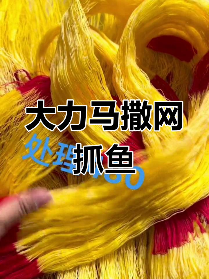 手工撒网捕鱼,斑点线新网处理