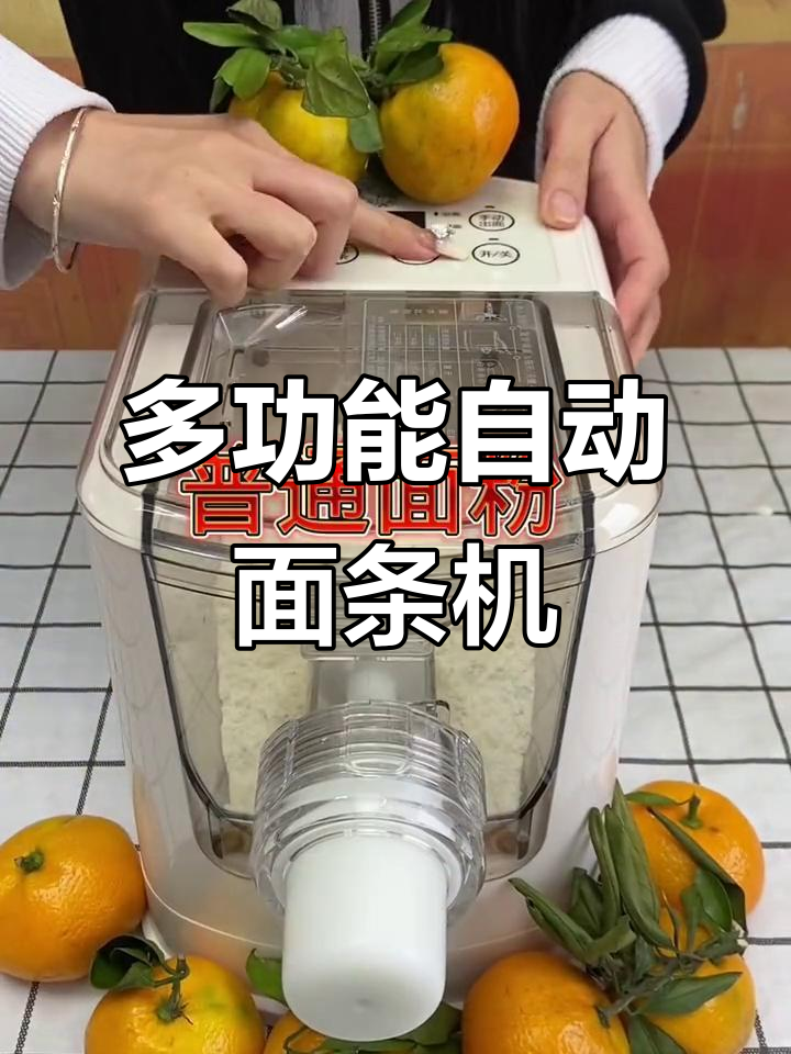 全新升级!多功能全自动面条机,轻松做出各种面食