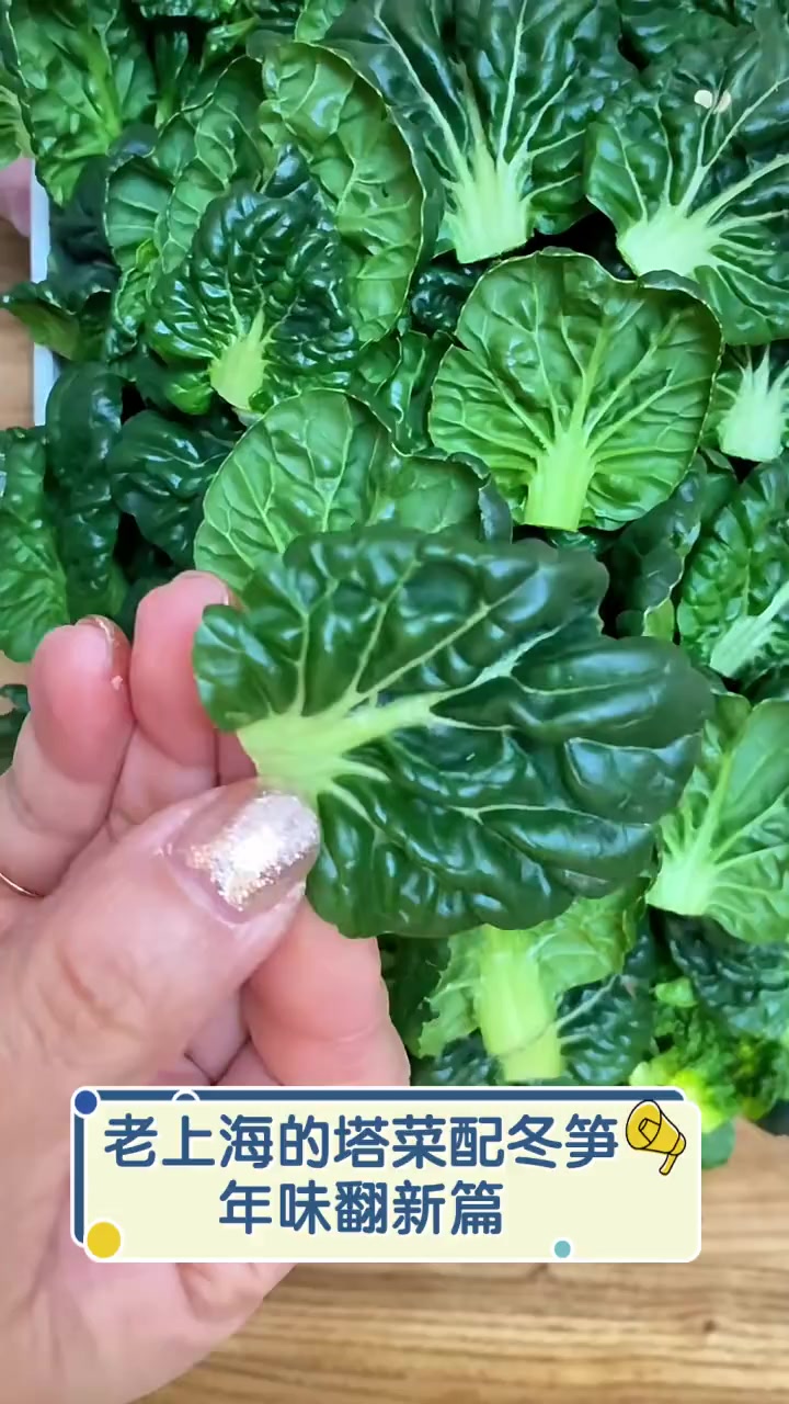 老上海的塔菜配冬笋,年味翻新篇