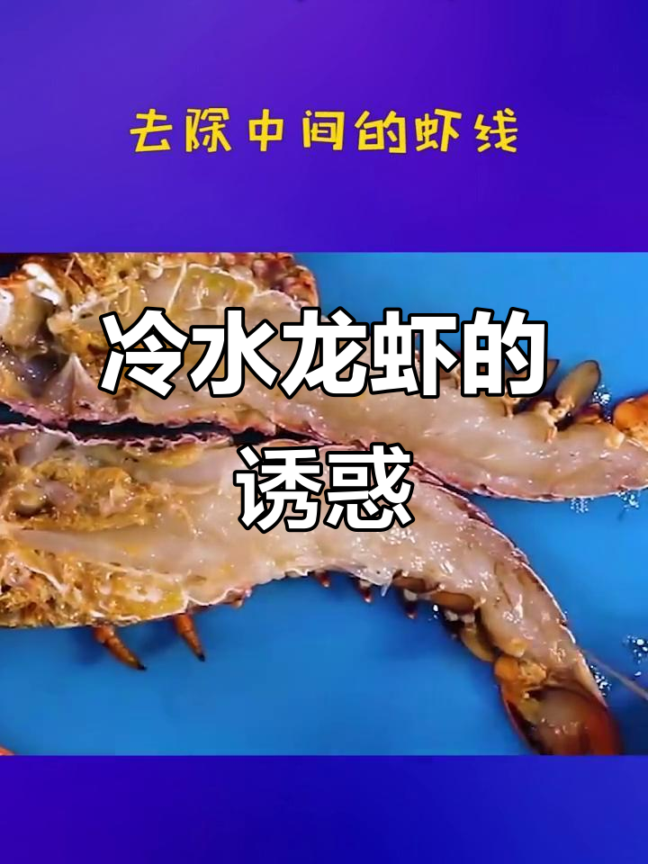 冷水龙虾,口感鲜美,刺身首选