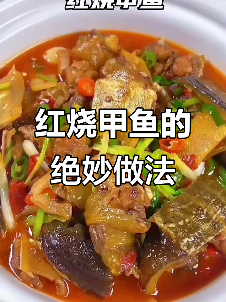私家红烧甲鱼做法大揭秘,鲜美入味让人停不下来