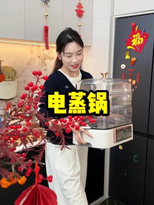 上蒸下煮4层60升大容量电蒸锅蒸 煮 焖 炖 样样精通