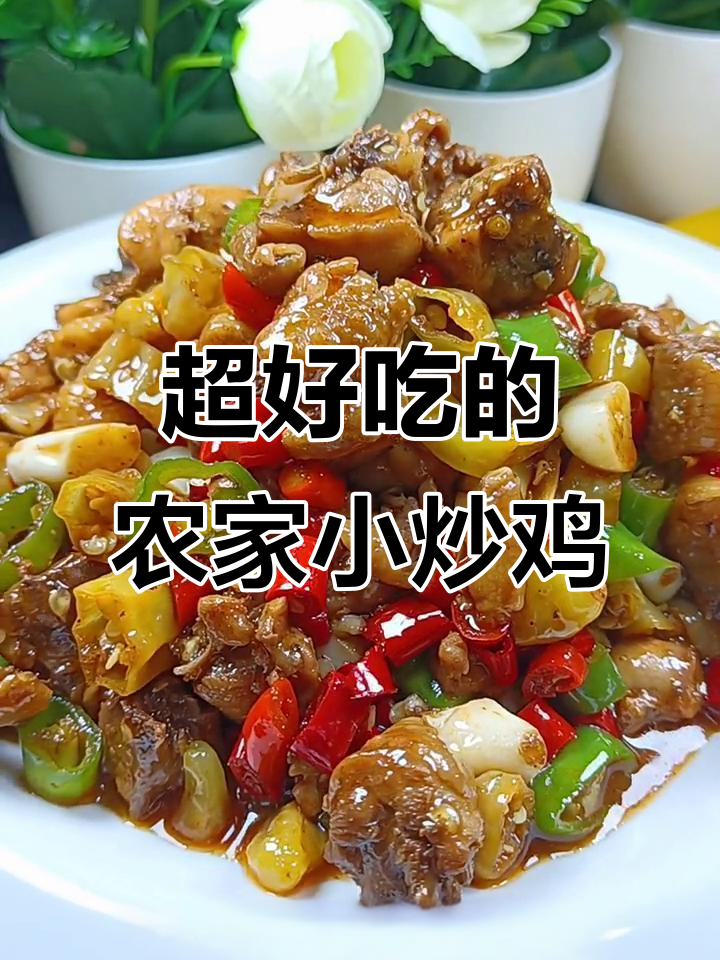 农家小炒鸡,三碗米饭不够吃!