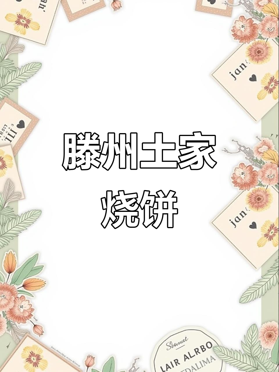 滕州步行街的土家烧饼,外焦里嫩超满足