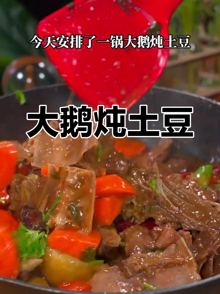 冷天必吃大鹅炖土豆,香气扑鼻让人无法抗拒