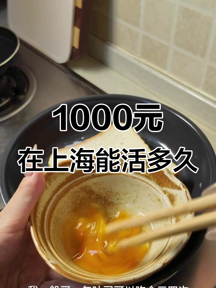 上海1000元挑战:省钱小技巧大公开,牛奶面包也能过一个月