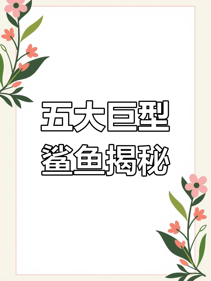 世界五大最凶猛鲨鱼,大白鲨仅排第三