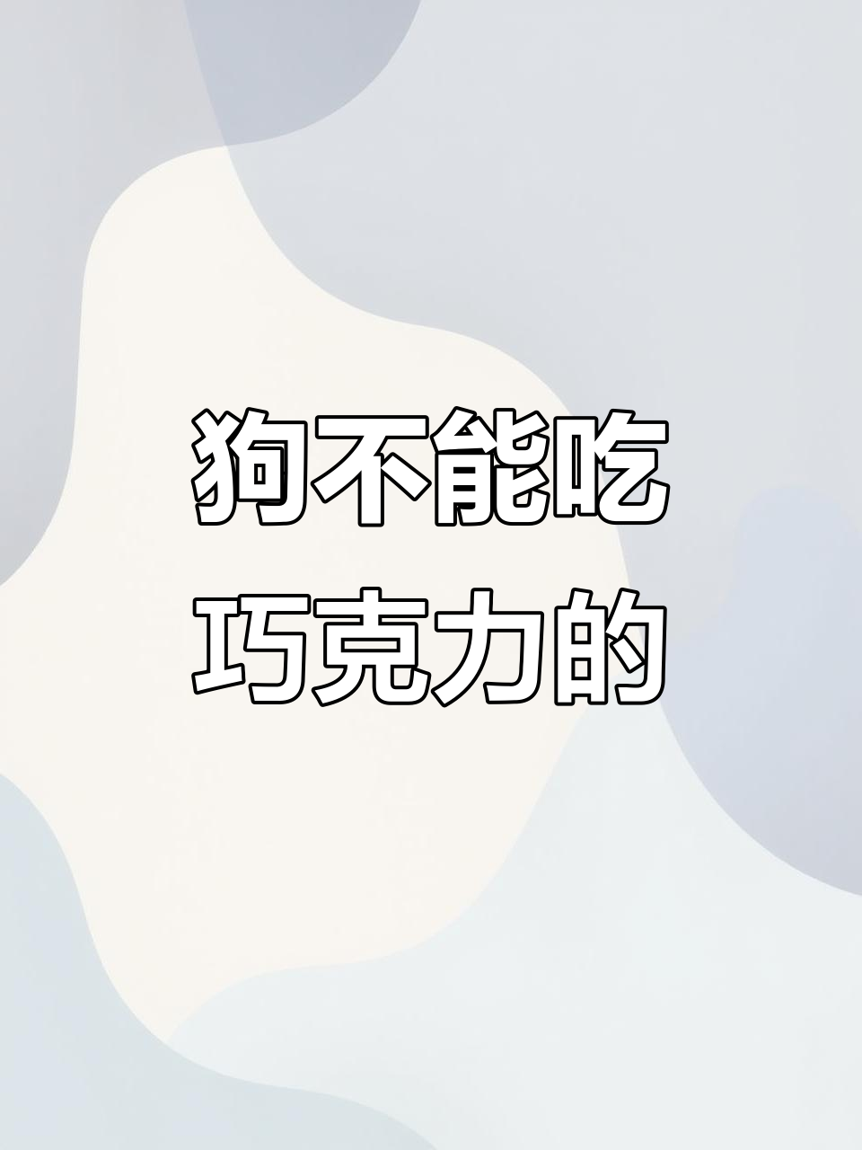冬天巧克力?别逗了,狗吃会死的!试试绿豆糕吧
