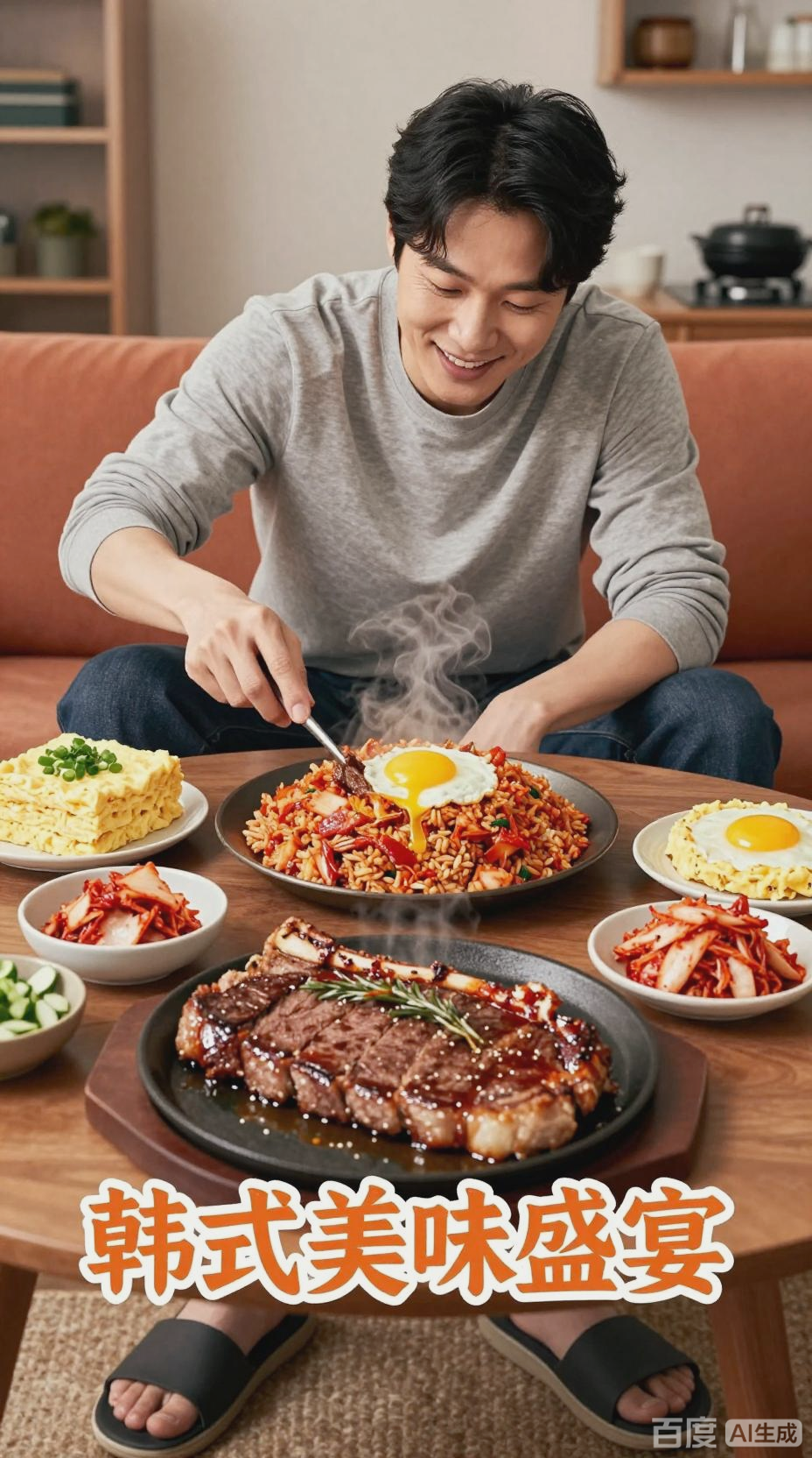 韩国外卖美食体验