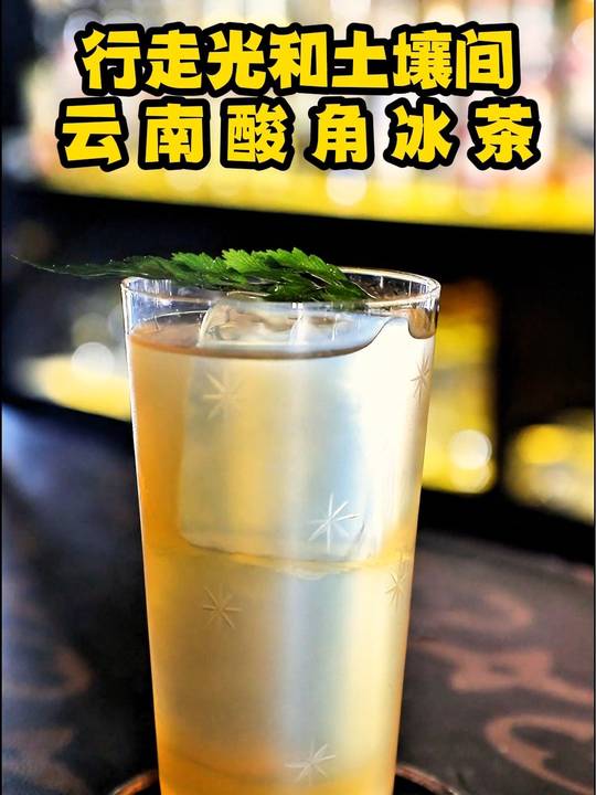 云南味道鸡尾酒盲盒之酸角冰茶,光与土间的味