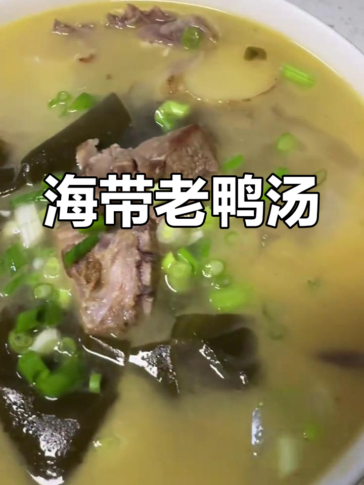 酸萝卜海带老鸭汤,暖心又开胃,炖出满满幸福感