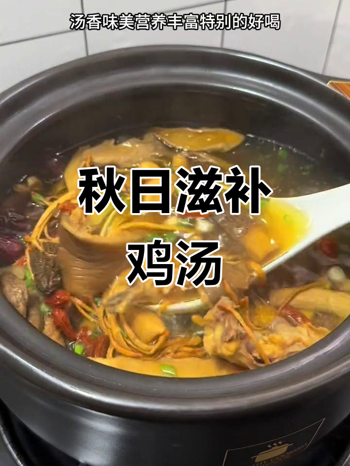 秋季干燥,鸡肉菌菇汤滋润又美味,孩子最爱!