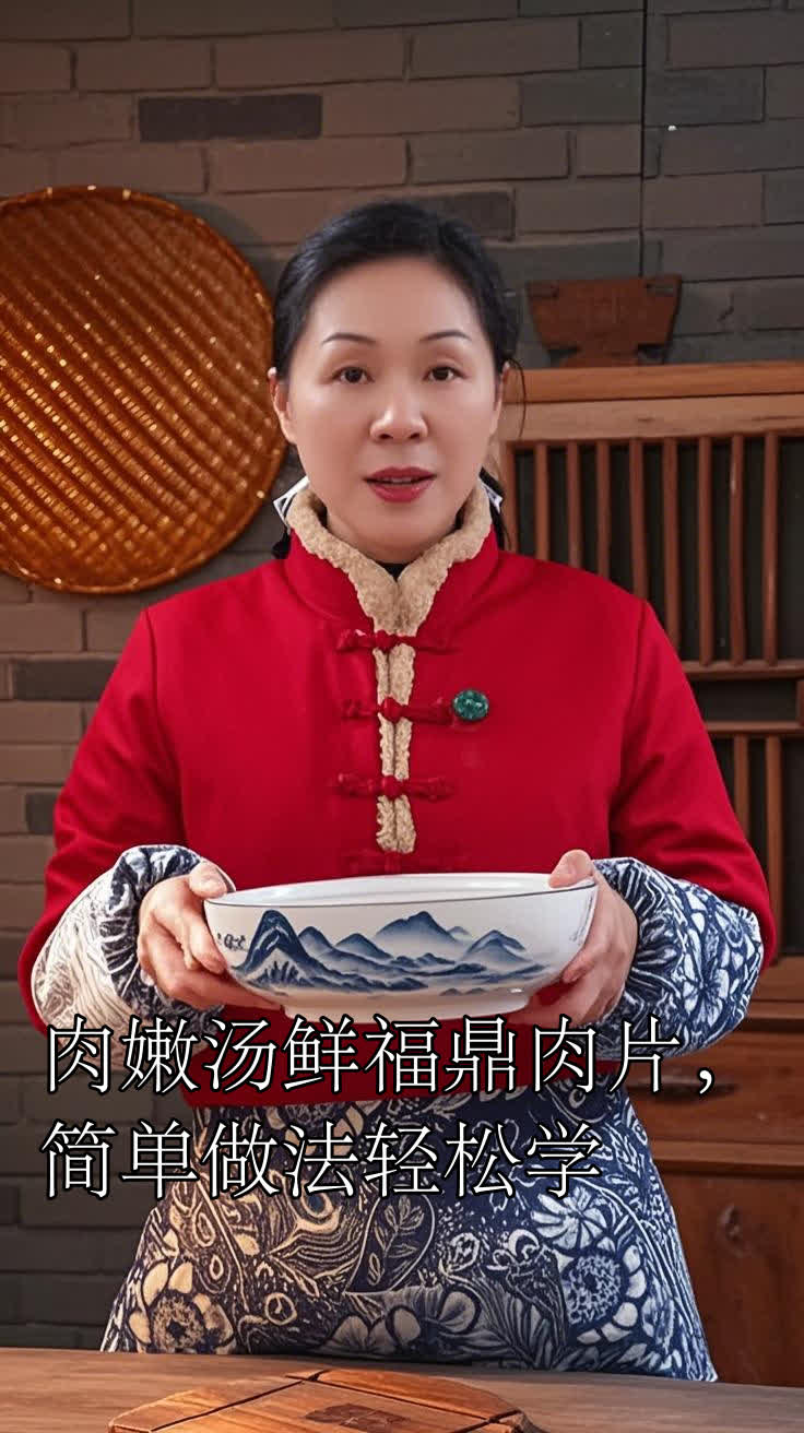 肉嫩汤鲜福鼎肉片,简单做法轻松学