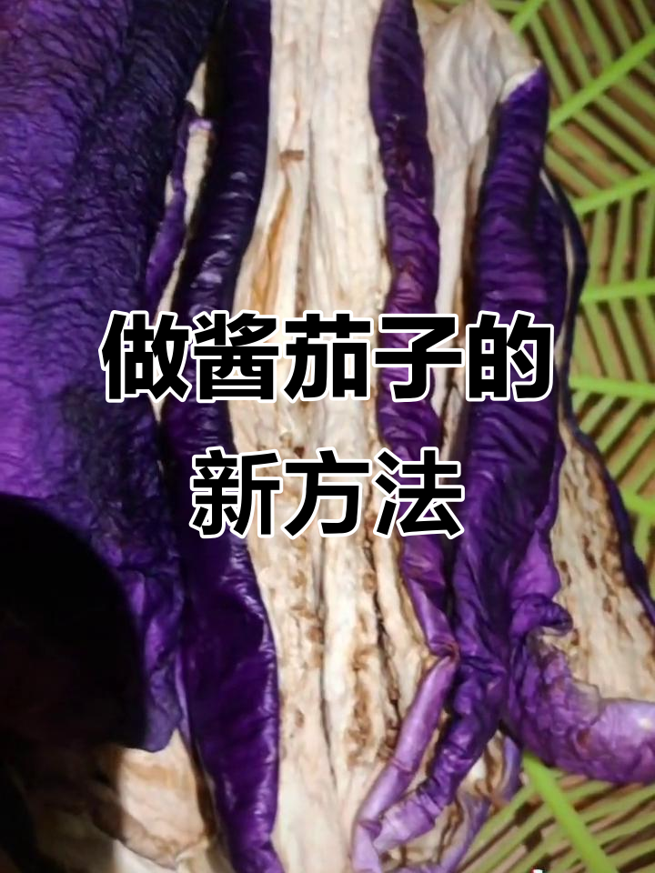 今年茄子太贵了,晒干成本高!试试酱茄子做法