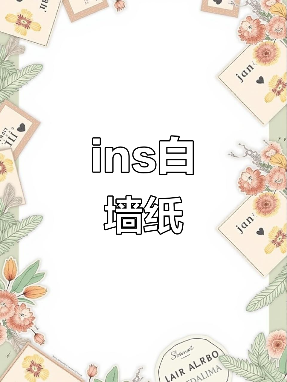 白色系ins风壁纸,简约又时尚!