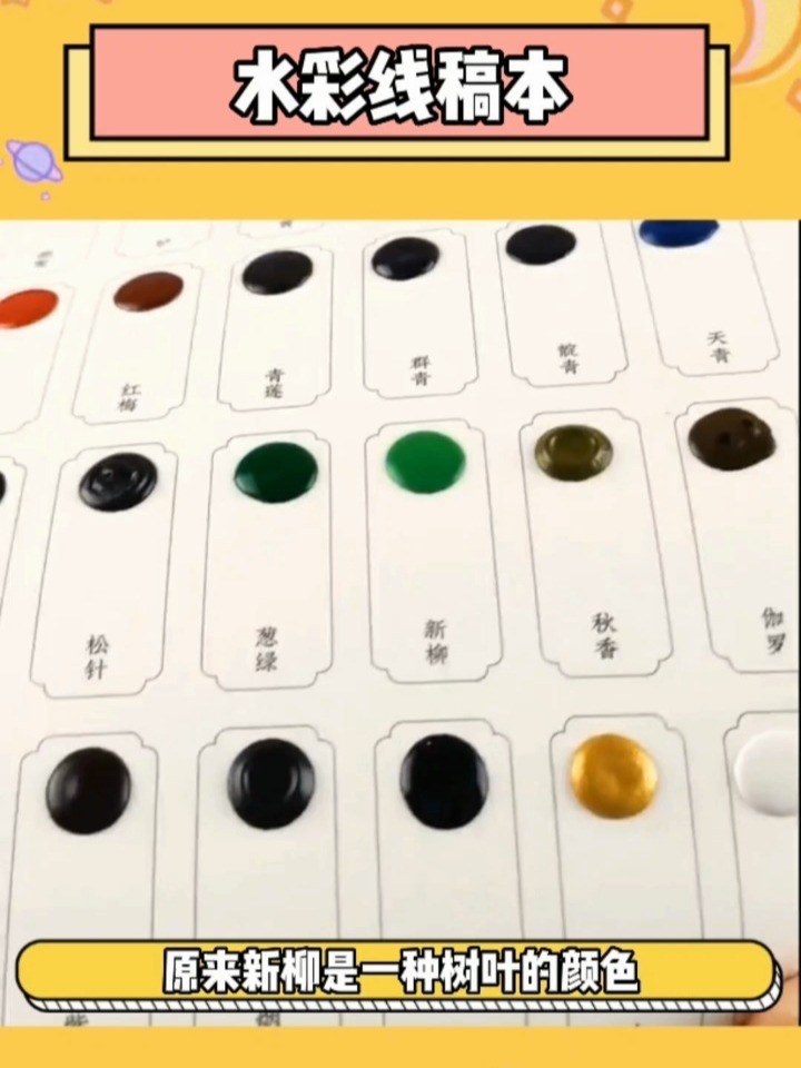 飞鸟乐水彩填色线稿