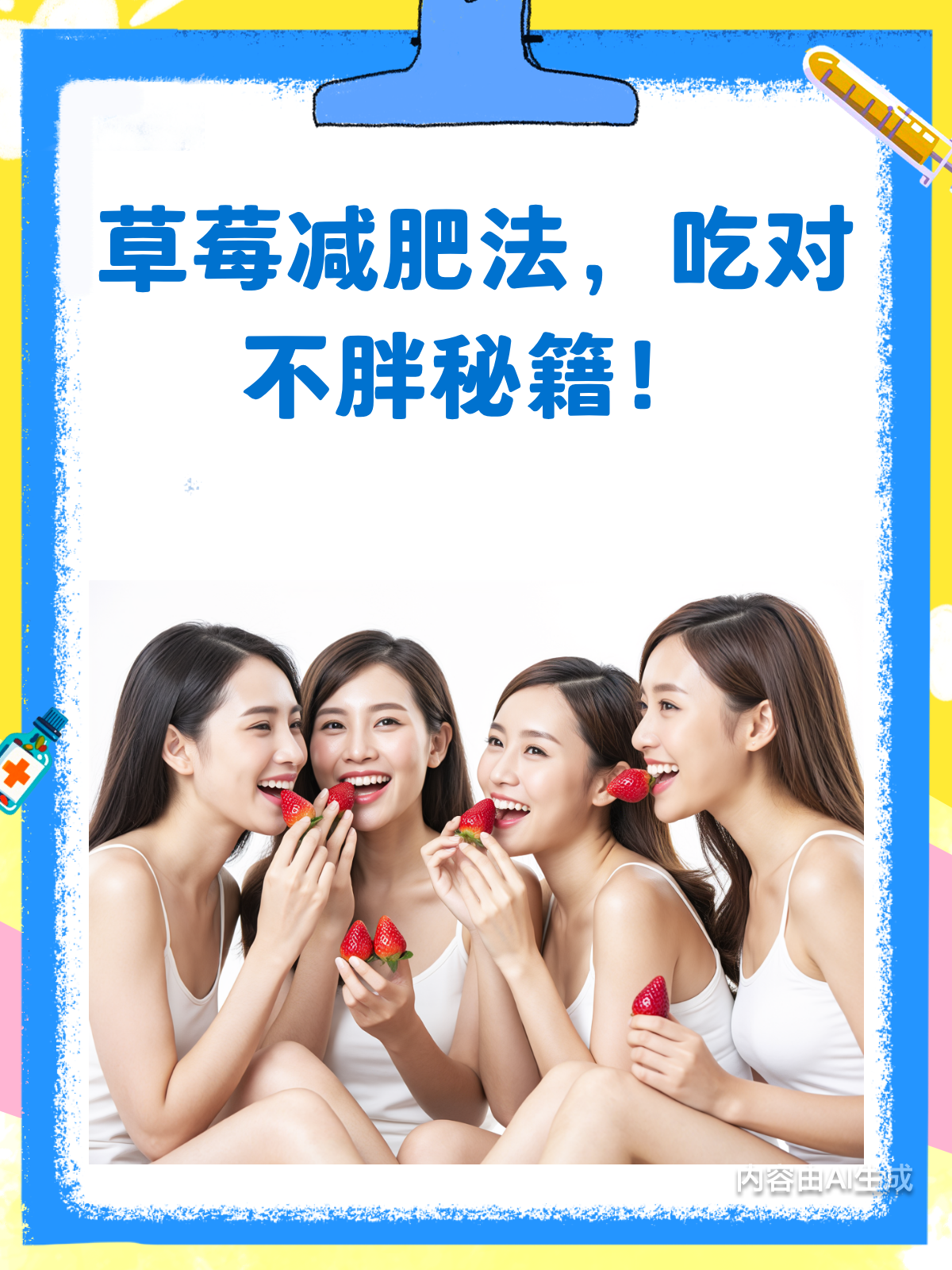 吃草莓也能瘦?解锁草莓减肥的正确姿势!