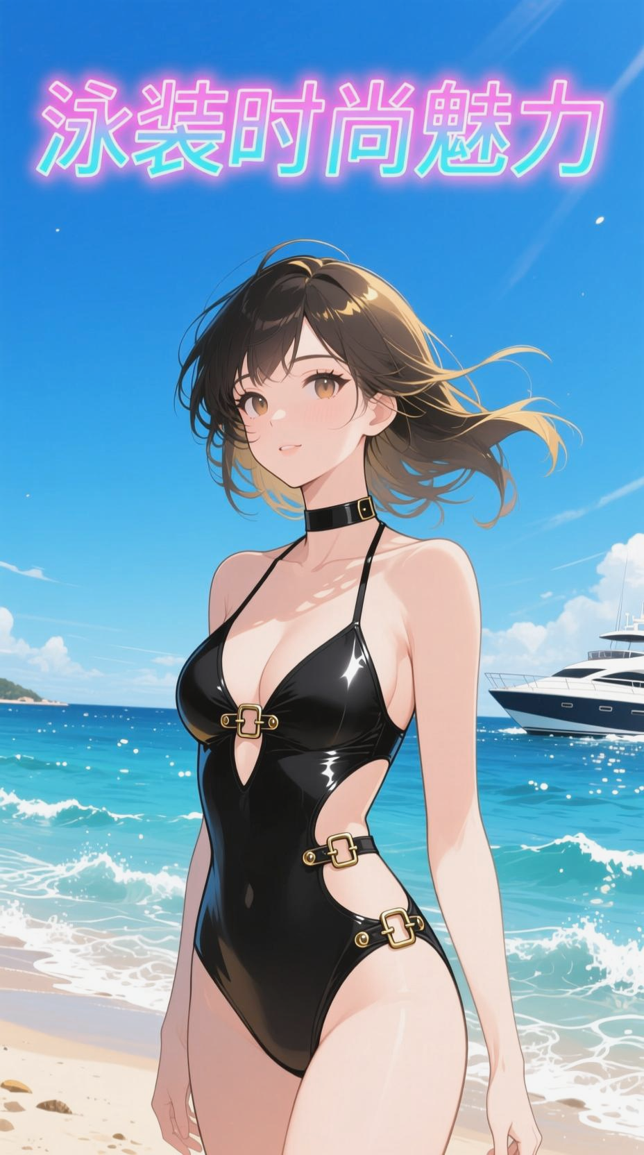泳装性感美女风采