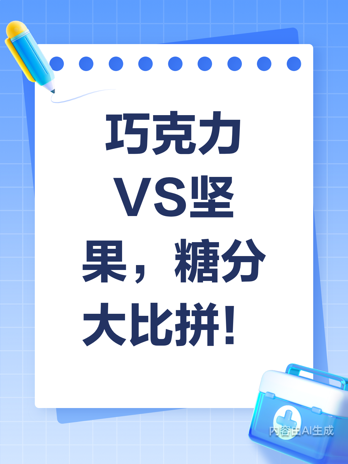 巧克力与坚果,糖分大比拼!