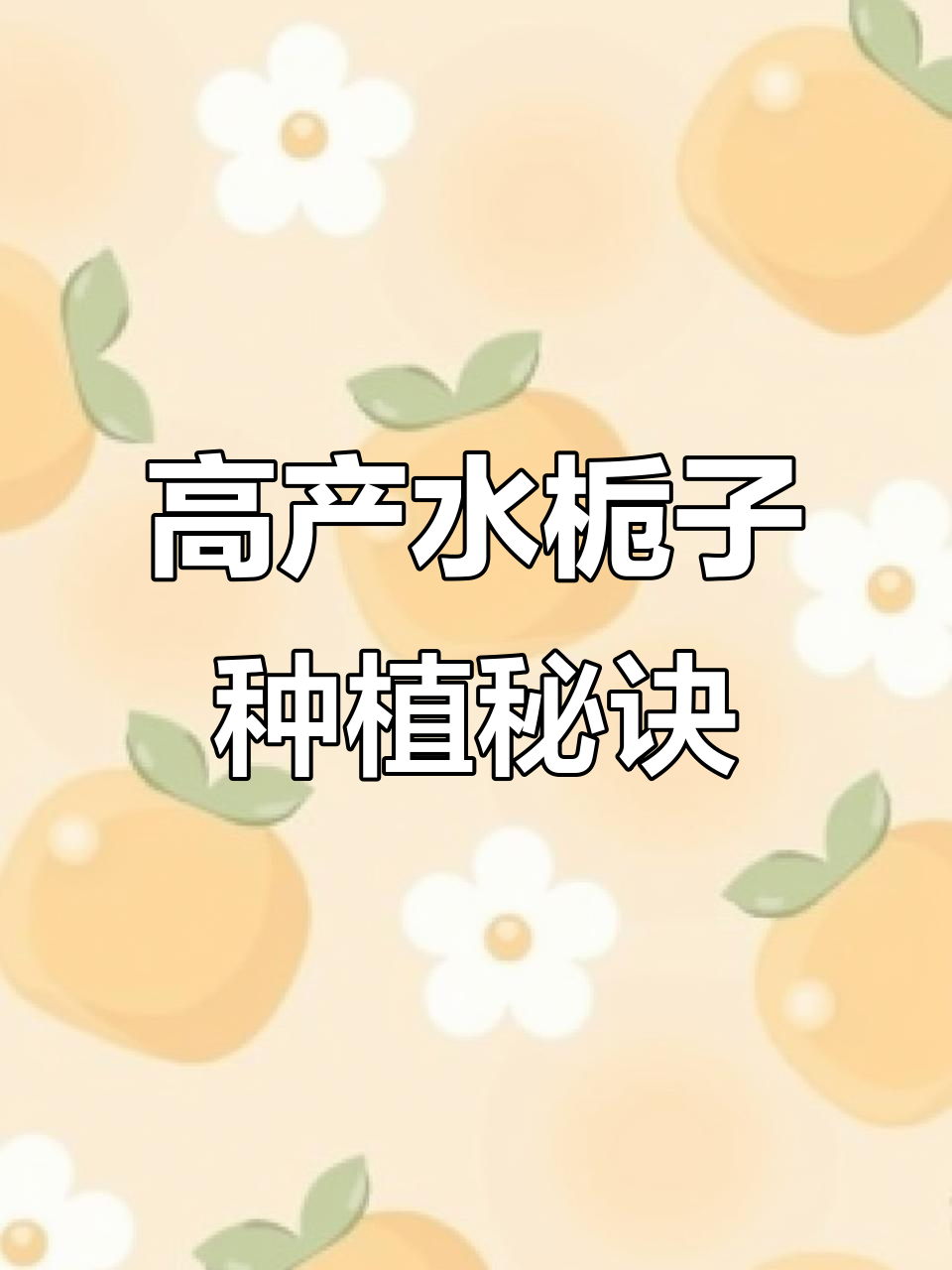 水栀子种植技巧:一亩地两百棵,明年就能采果