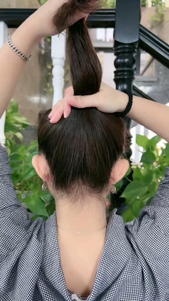 窝窝头发型分享