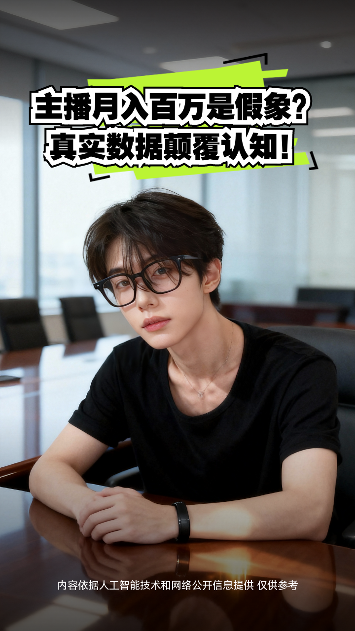 主播月入百万是假象？真实数据颠覆认知！