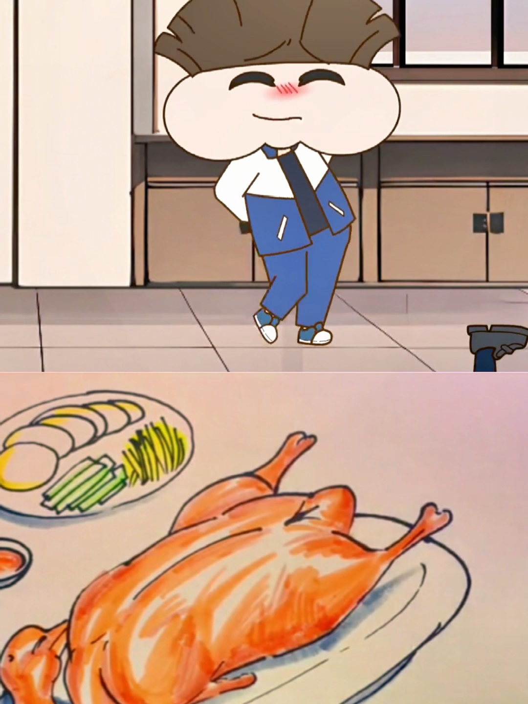 看动画 学习烤鸭简笔画