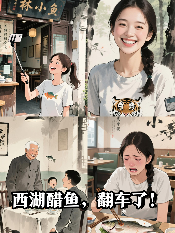 美食博主翻车现场：西湖醋鱼到底好不好吃？