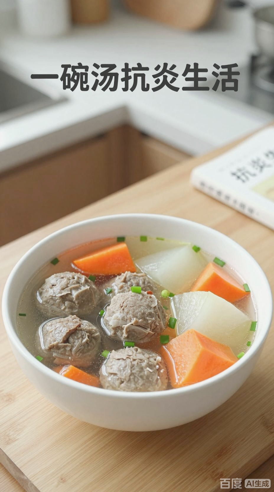 冬瓜胡萝卜牛肉丸汤,抗炎扛把子