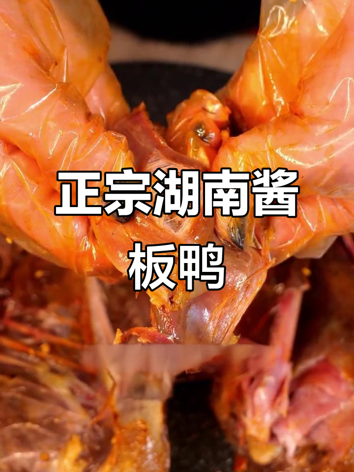 湖南正宗酱板鸭，香辣口感让人停不下来，绝对好吃