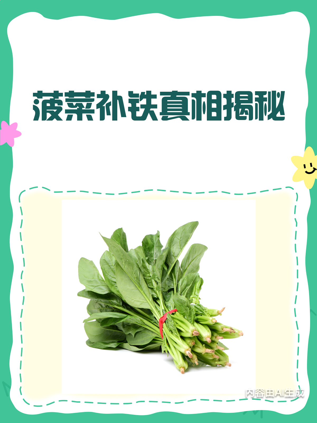 吃菠菜真的能补铁吗?真相来了