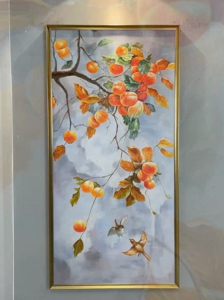 玄关挂吉祥油画,一进门的好风水!