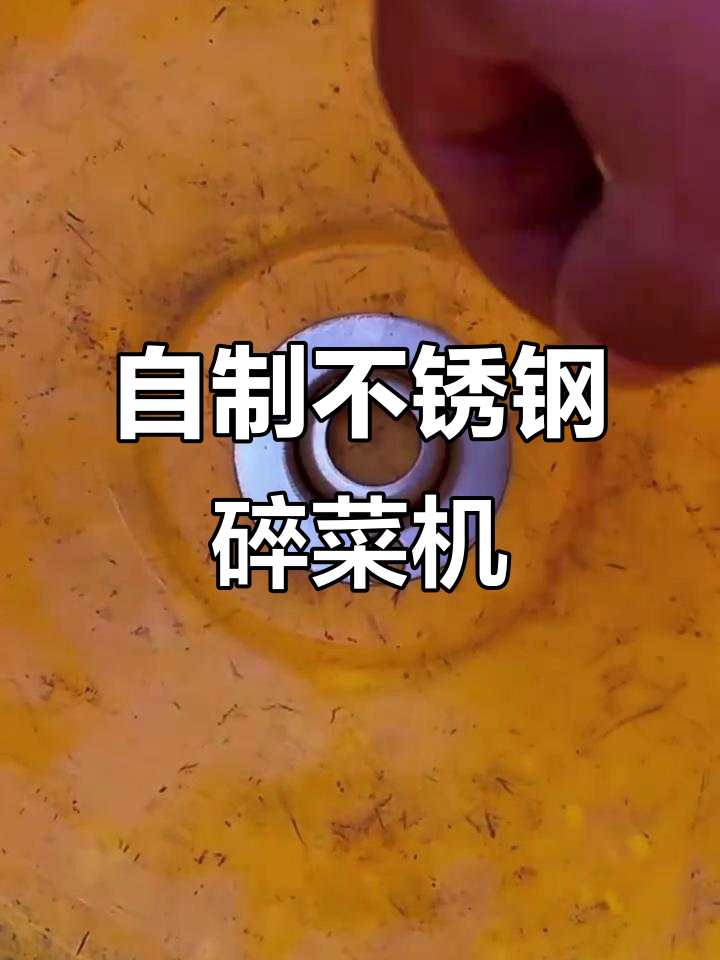 家庭必备!DIY不锈钢碎菜机,轻松搞定蔬菜肉类