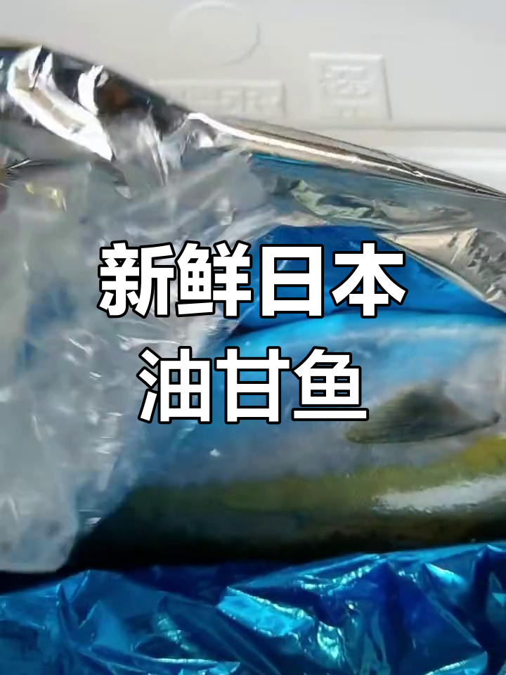 日本油甘鱼新货,肥厚油脂让人无法抗拒
