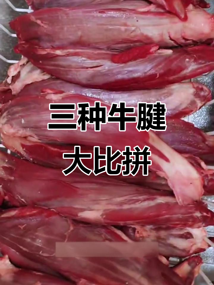 蝴蝶腱、子弹头与金钱腱,三种牛腱你最喜欢哪种?