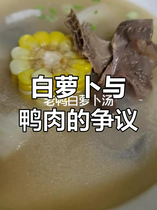 鸭肉营养丰富,白萝卜搭配真有那么糟吗?