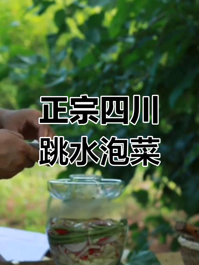 四川泡菜跳水菜的快速制作方法,酸辣脆嫩开胃下饭