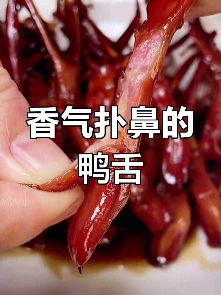 鸭舌酱香四溢,肉嫩味浓,连邻居小孩都忍不住流口水!