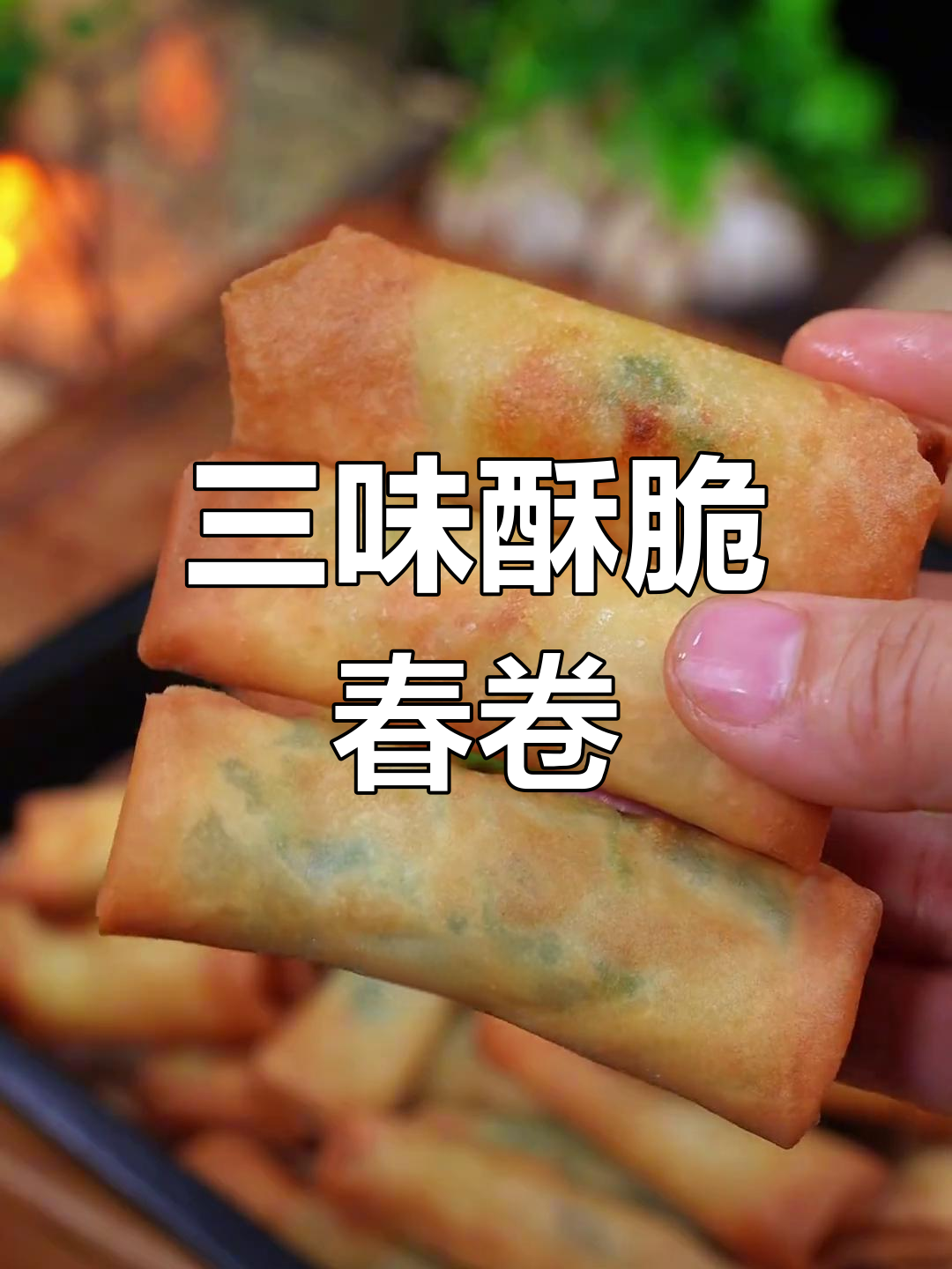 苏州老牌春卷,三种口味任你选