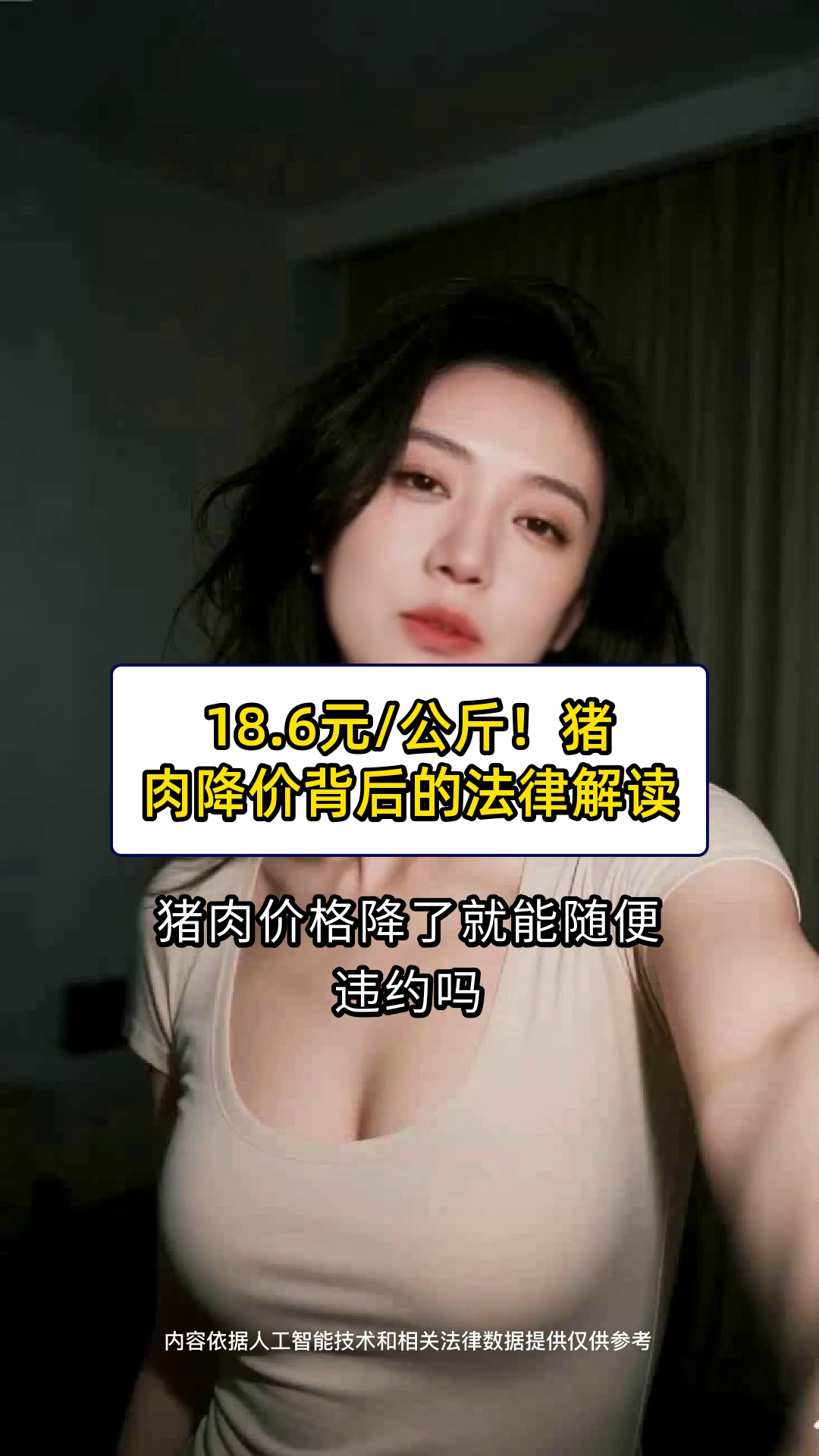 18.6元/公斤！猪肉降价背后的法律解读