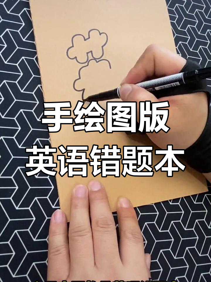 英语错题本手绘封面,带你一起挑战极限!