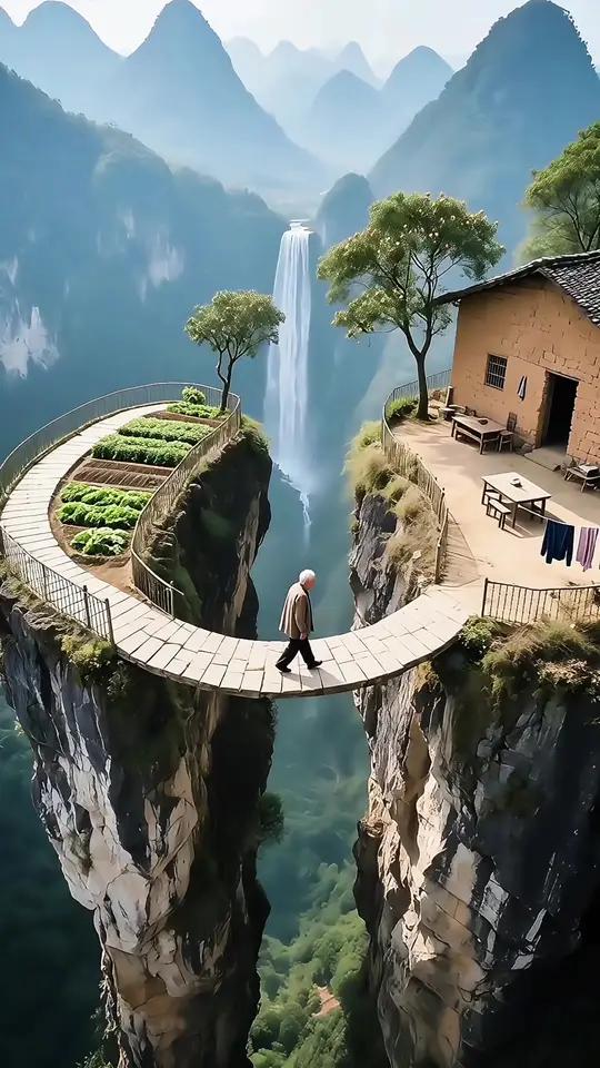 这简直是梦中的居所，有山有水有田园，能让人彻底放松，享受生活本真的美好。治愈系风景#青山绿