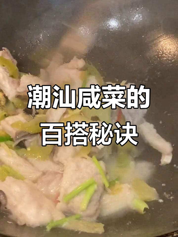 潮汕咸菜搭配万物皆美味,牛肉一浇更香!