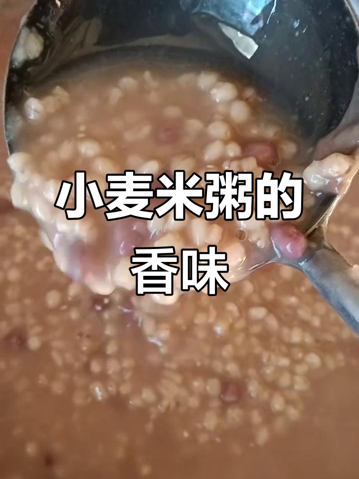 传统古法耕种的小麦米粥，香气扑鼻让人怀念