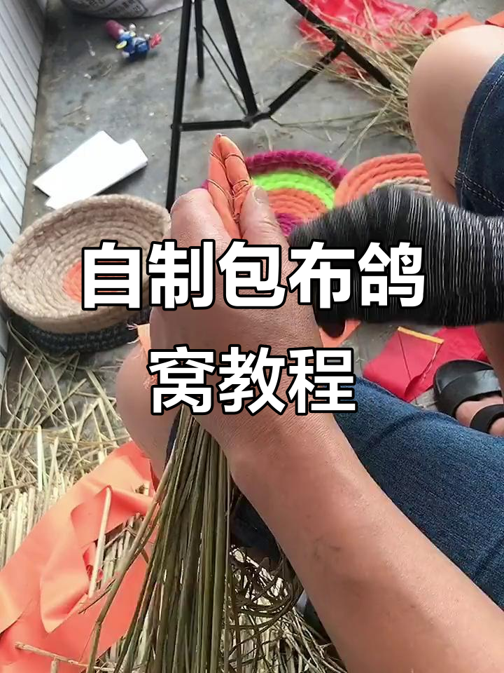手工编织鸽子窝,简单步骤教你做